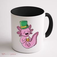 Axolotl Beer St Patrick's Day Coffee Mug thumb 1
