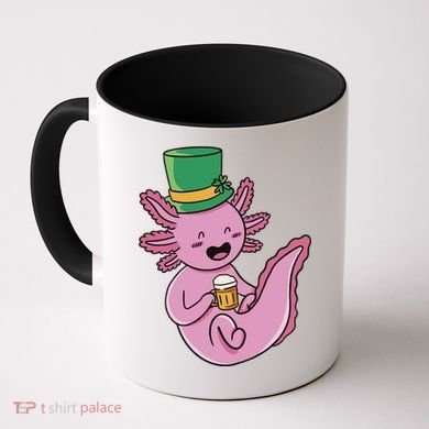 Axolotl Beer St Patrick's Day Coffee Mug