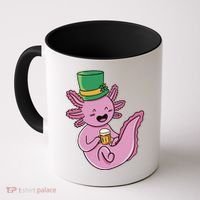 Axolotl Beer St Patrick's Day Coffee Mug thumb 0