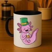 Axolotl Beer St Patrick's Day Coffee Mug thumb 4