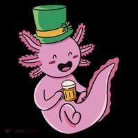 Axolotl Beer St Patrick's Day Ornament thumb 1