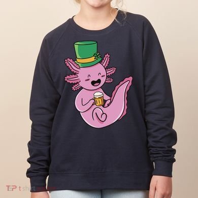 Axolotl Beer St Patrick's Day Women's Sweatshirt