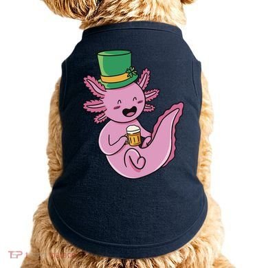 Axolotl Beer St Patrick's Day Doggie Tank