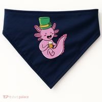 Axolotl Beer St Patrick's Day USA-Made Doggie Bandana thumb 0