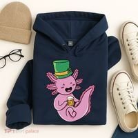 Axolotl Beer St Patrick's Day Hoodie thumb 4
