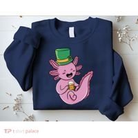 Axolotl Beer St Patrick's Day Sweatshirt thumb 2