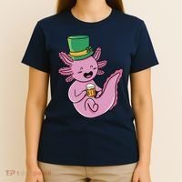 Axolotl Beer St Patrick's Day T-Shirt thumb 4