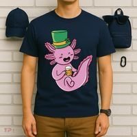 Axolotl Beer St Patrick's Day T-Shirt thumb 6