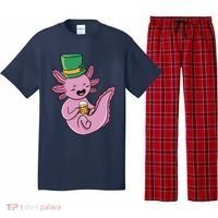Axolotl Beer St Patrick's Day Pajama Set thumb 0