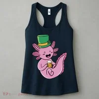 Axolotl Beer St Patrick's Day Women's Tank Top thumb 3