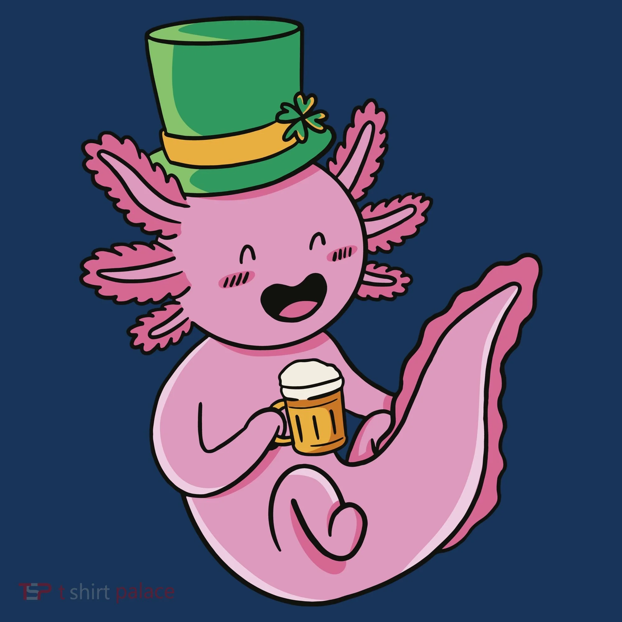 Axolotl Beer St Patrick's Day Women's Tank Top