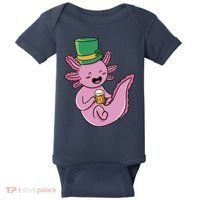 Axolotl Beer St Patrick's Day Baby Bodysuit thumb 0