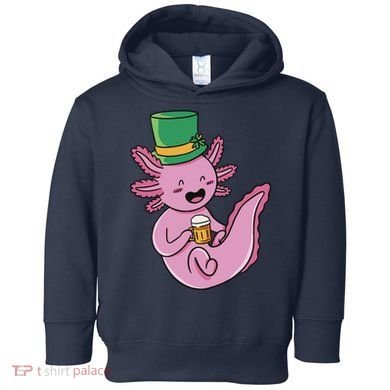Axolotl Beer St Patrick's Day Toddler Hoodie