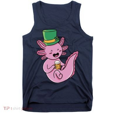 Axolotl Beer St Patrick's Day Tank Top