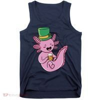 Axolotl Beer St Patrick's Day Tank Top thumb 0