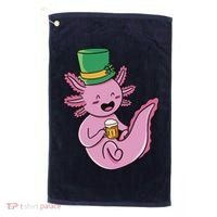 Axolotl Beer St Patrick's Day Golf Towel thumb 0