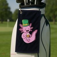Axolotl Beer St Patrick's Day Golf Towel thumb 2