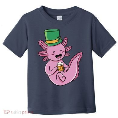 Axolotl Beer St Patrick's Day Toddler T-Shirt