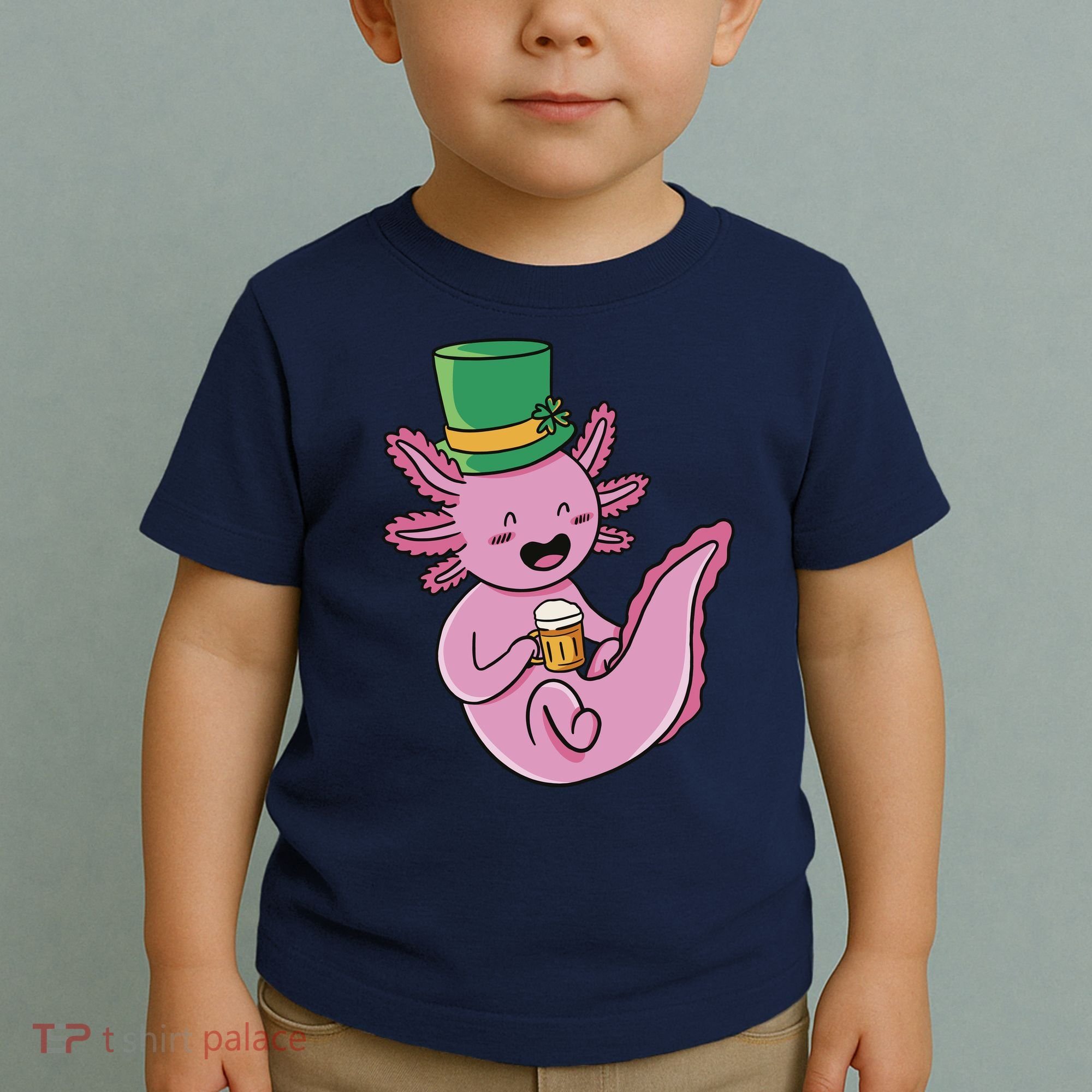 Axolotl Beer St Patrick's Day Toddler T-Shirt