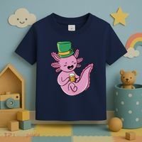 Axolotl Beer St Patrick's Day Toddler T-Shirt thumb 3