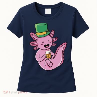 Axolotl Beer St Patrick's Day Women's T-Shirt
