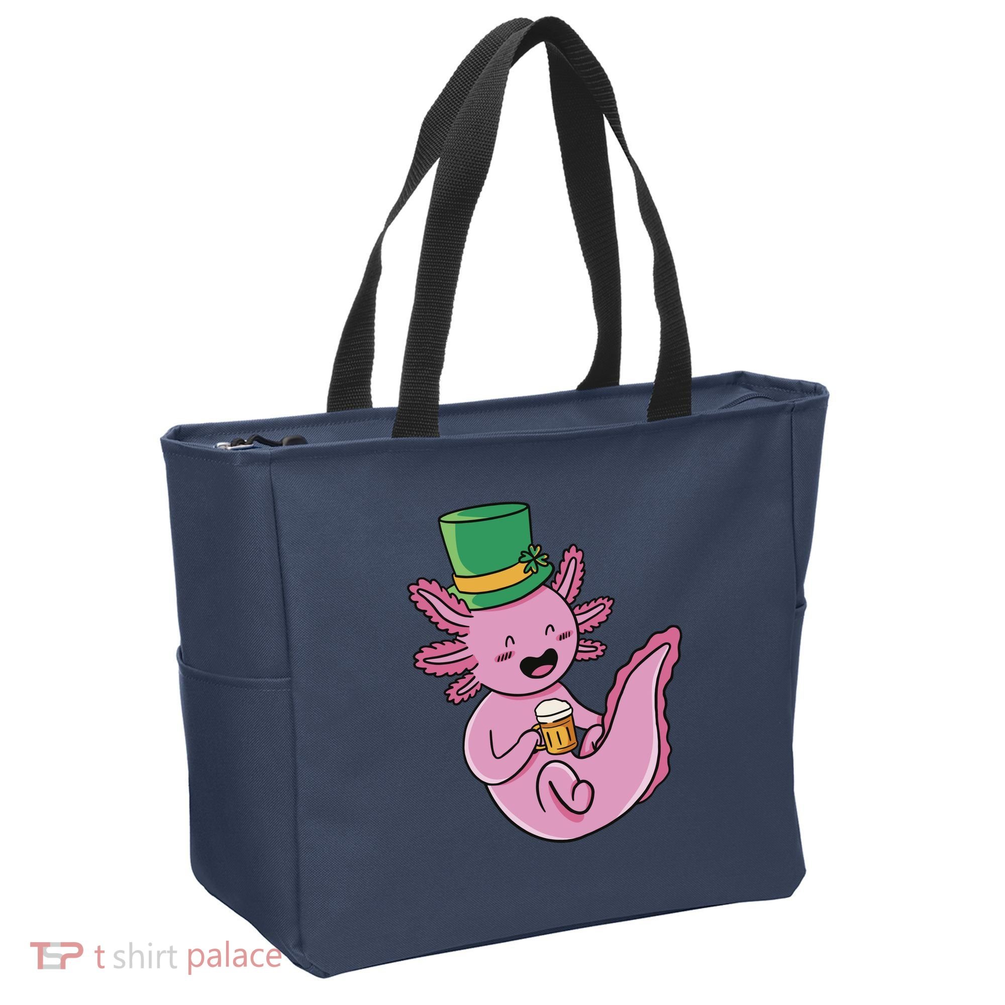 Axolotl Beer St Patrick's Day Tote Bag
