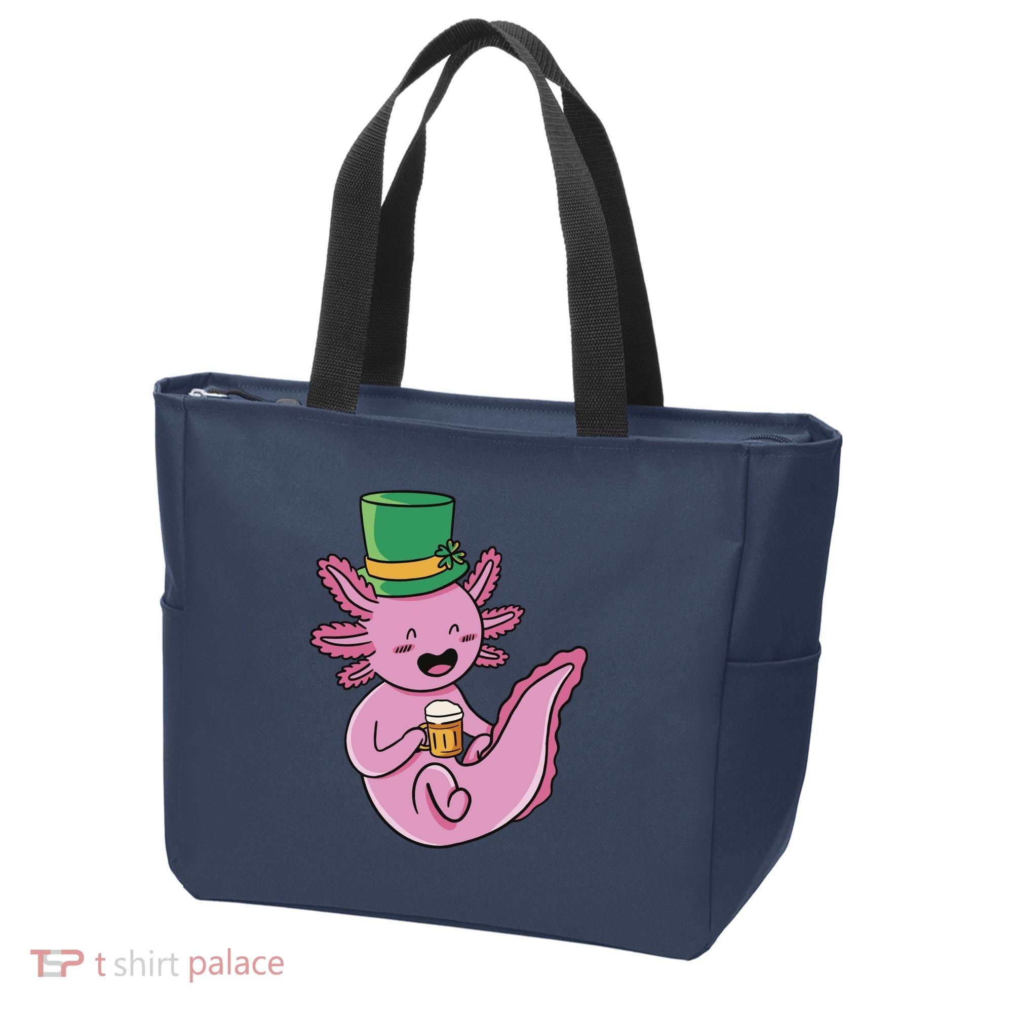 Axolotl Beer St Patrick's Day Tote Bag
