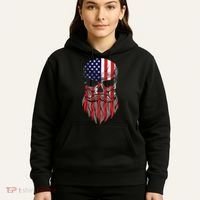 American Beard Skull Hoodie thumb 5