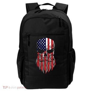 American Beard Skull Backpack