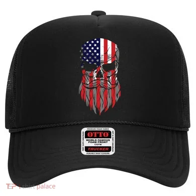 American Beard Skull Hat