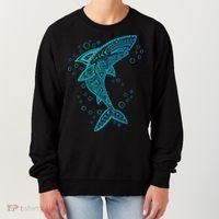 AQUA BOHO SHARK Women's Sweatshirt thumb 0
