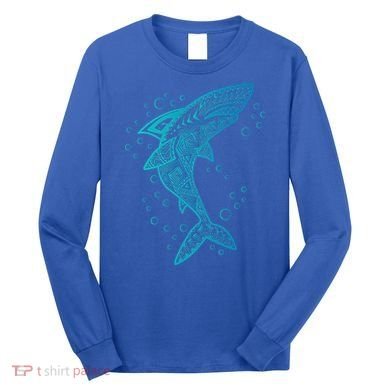 AQUA BOHO SHARK Long Sleeve Shirt