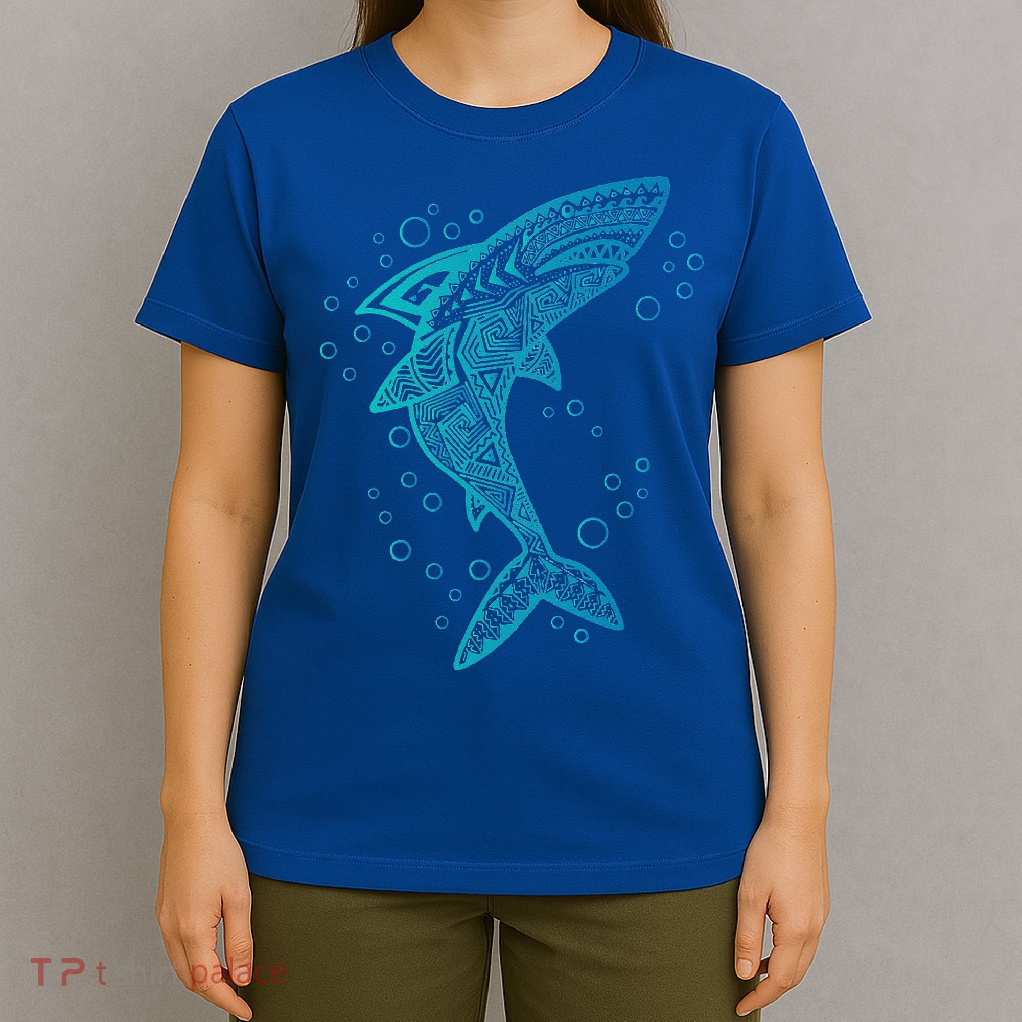 AQUA BOHO SHARK T-Shirt