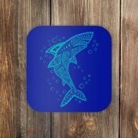AQUA BOHO SHARK Coaster thumb 0