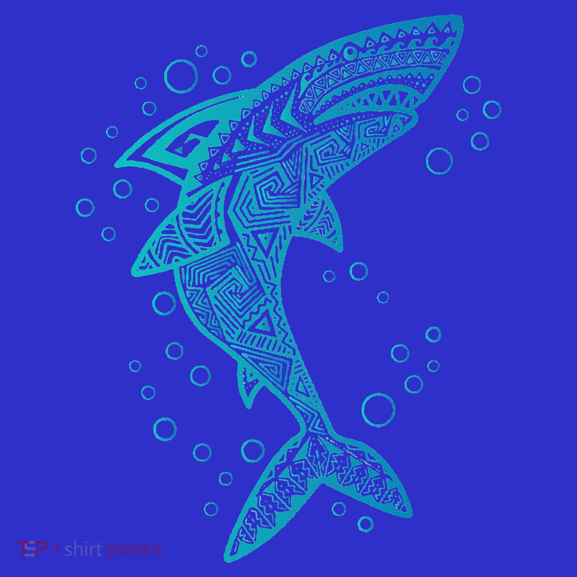 AQUA BOHO SHARK Mousepad