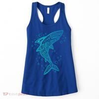 AQUA BOHO SHARK Women's Tank Top thumb 0