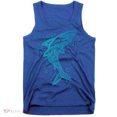 AQUA BOHO SHARK Tank Top
