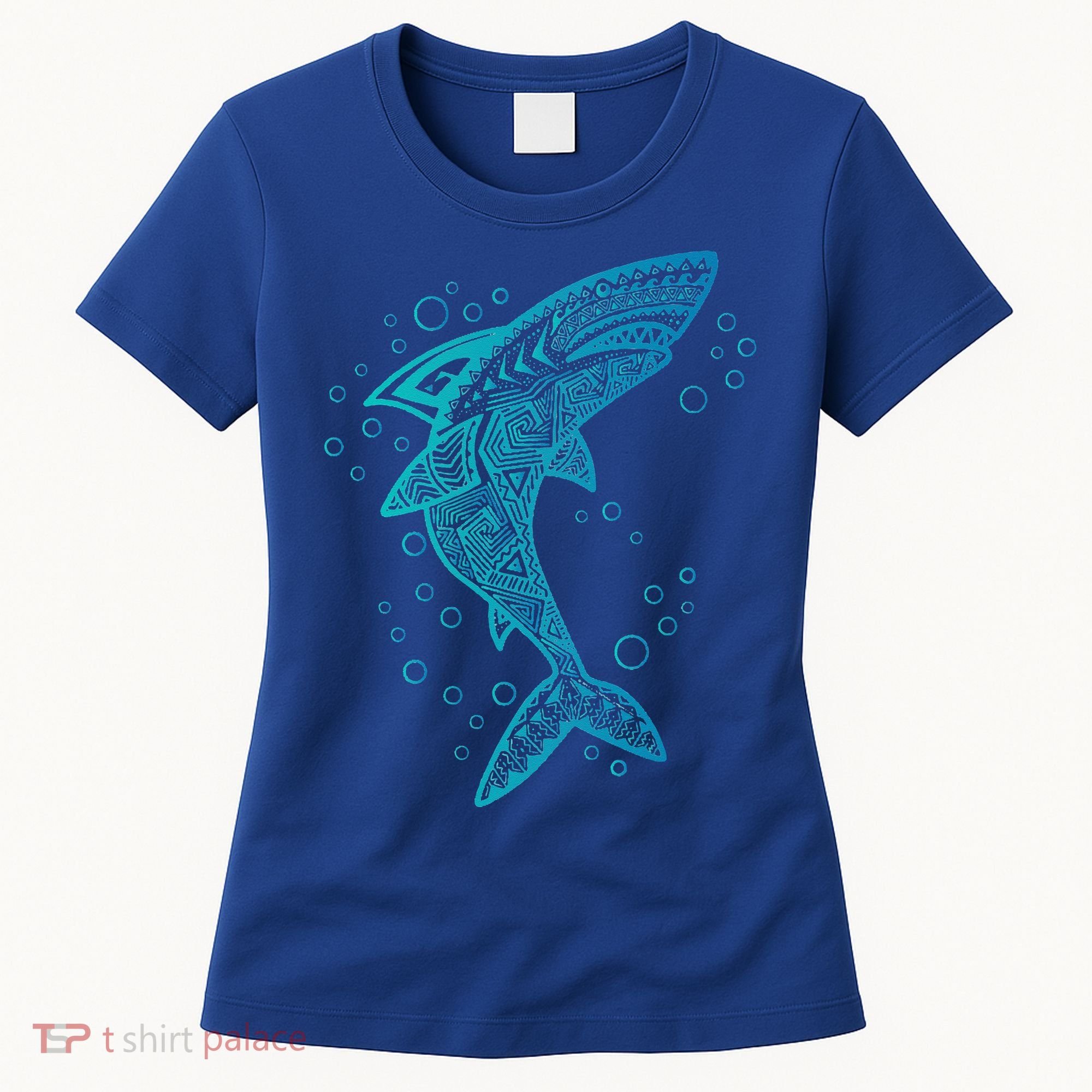 AQUA BOHO SHARK Women's T-Shirt