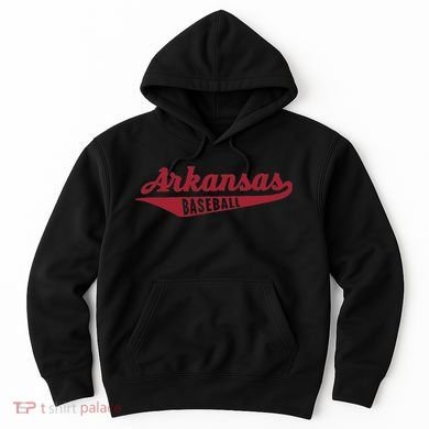 Arkansas Baseball Script Hoodie