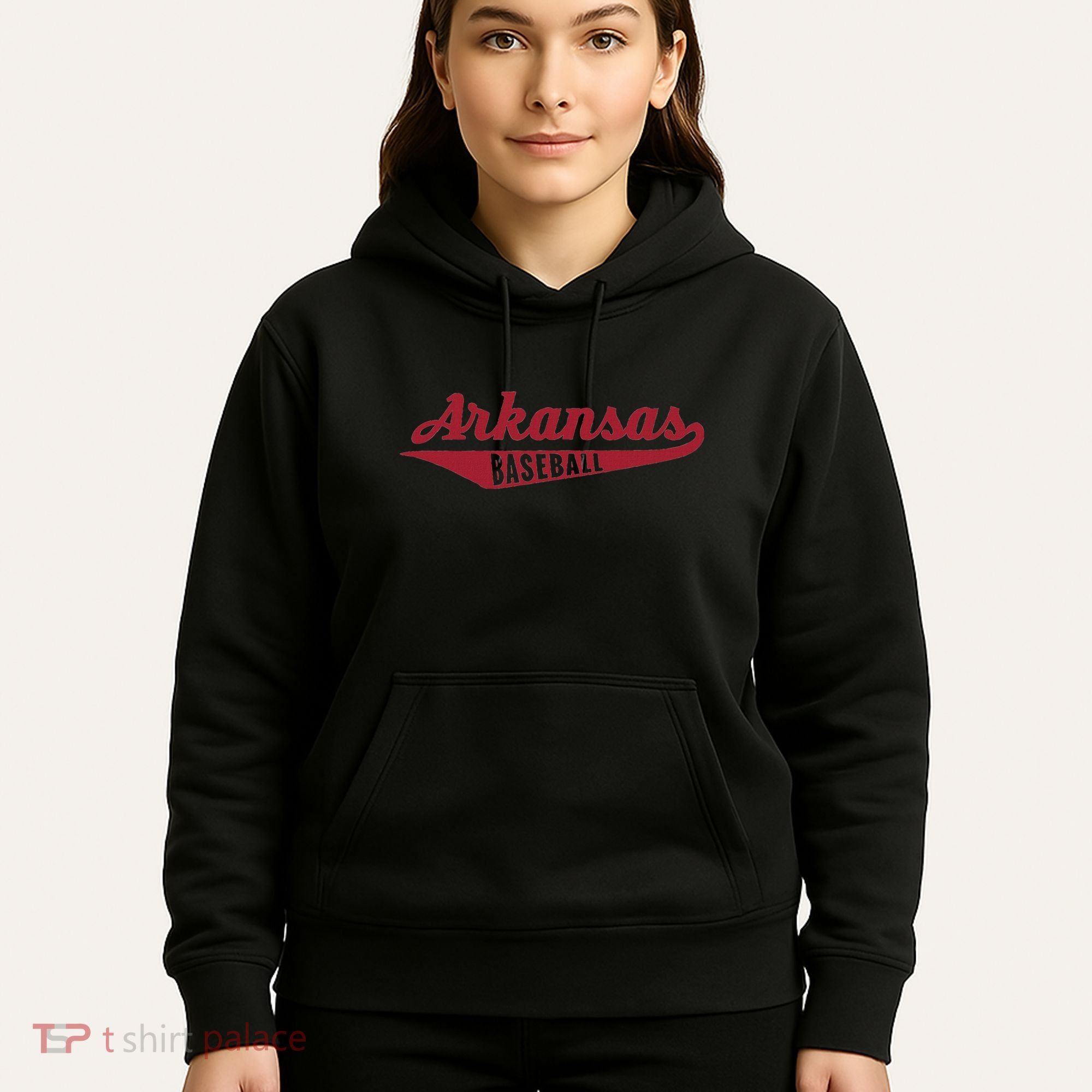 Arkansas Baseball Script Hoodie