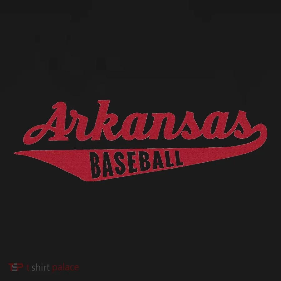 Arkansas Baseball Script Button