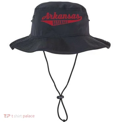 Arkansas Baseball Script Bucket Hat