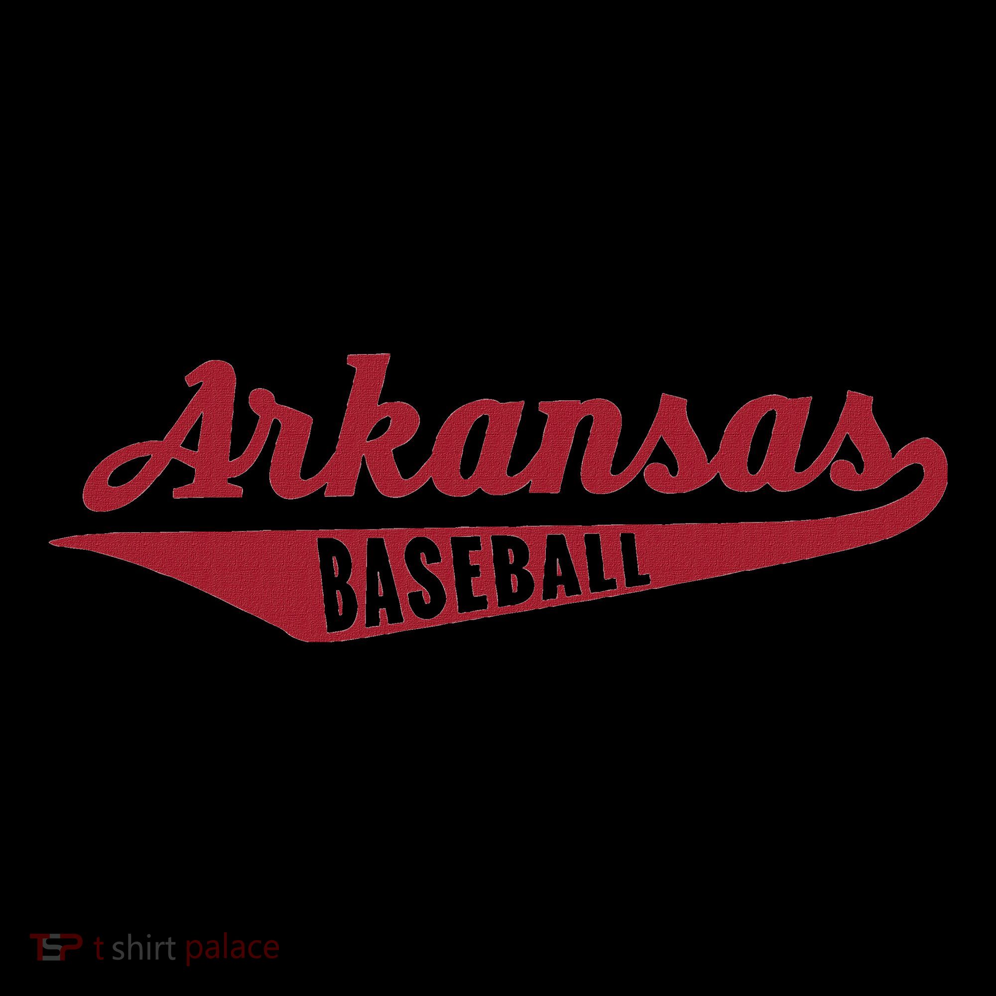 Arkansas Baseball Script Pajama Set