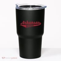 Arkansas Baseball Script Tumbler thumb 0