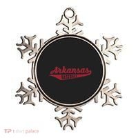 Arkansas Baseball Script Ornament thumb 0