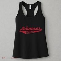 Arkansas Baseball Script Women's Tank Top thumb 3