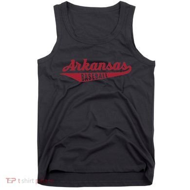 Arkansas Baseball Script Tank Top