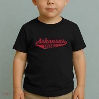 Arkansas Baseball Script Toddler T-Shirt thumb 2