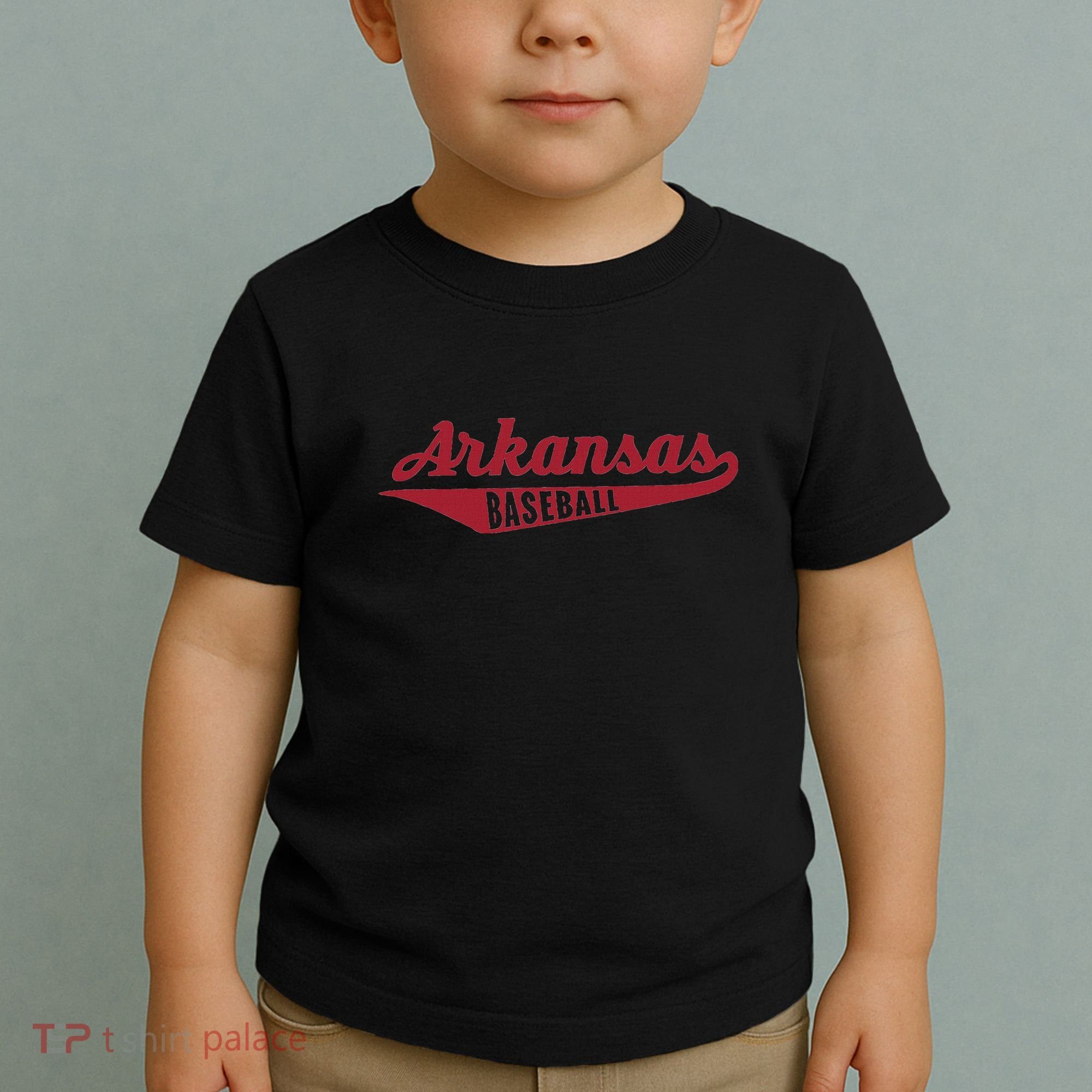 Arkansas Baseball Script Toddler T-Shirt