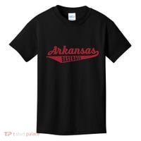Arkansas Baseball Script Kids T-Shirt thumb 0